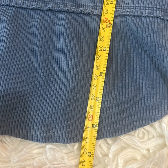 Washed blue Free People Movement ribbed workout top - Picture 4 of 8